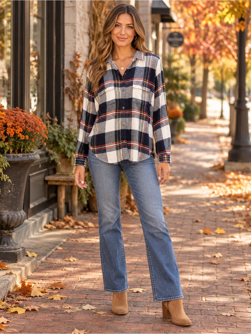 American Eagle Ahh-Mazingly Soft Plaid Flannel Shirt Large